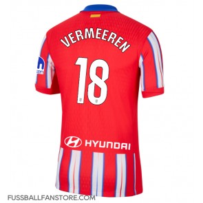 Atletico Madrid Arthur Vermeeren #18 Replik Heimtrikot 2024-25 Kurzarm